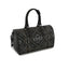 Small Black Equestrian Bit Motif Duffle Bag