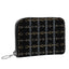 Black Equestrian Bit Pattern Zip Purse