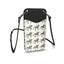 Dressage Horse Motif Leather Phone Case with Strap