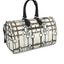 Large Ivory Chaos Bit Pattern Duffle Bag