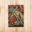 Small Equestrian Artistic Area Rugs, 3ft x 2ft, Original Artwork