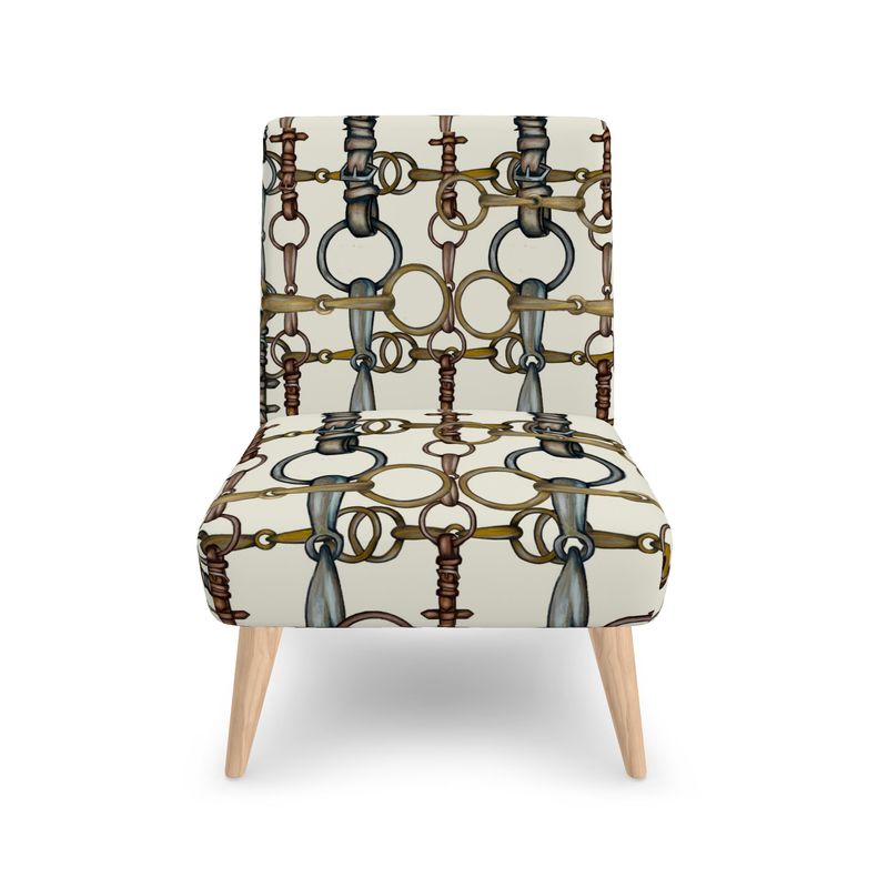 Snaffle Bit Equestrian Chair/ Horse Lover Decor