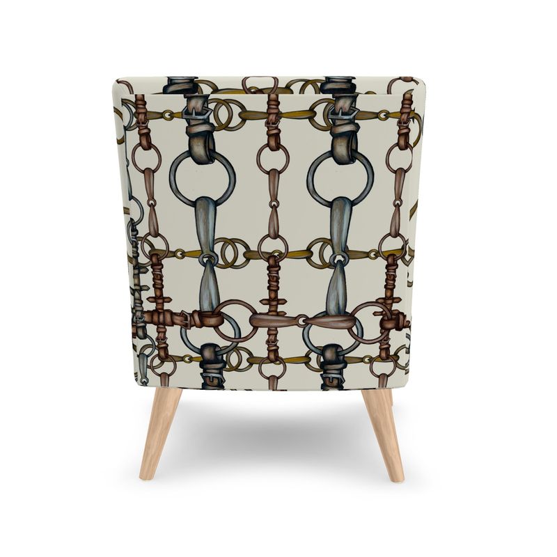 Snaffle Bit Equestrian Chair/ Horse Lover Decor