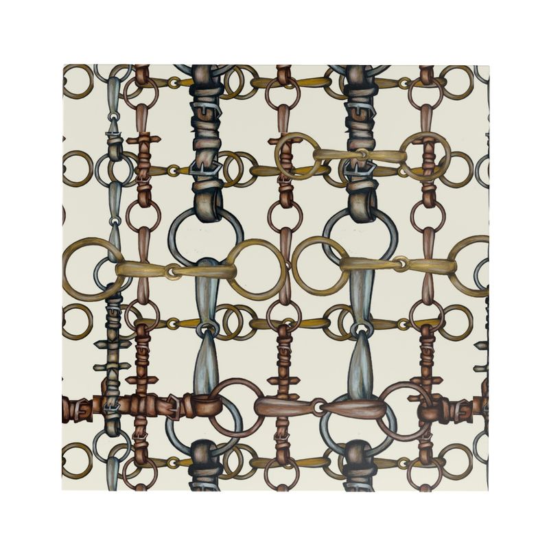 Snaffle Bit Equestrian Side Table