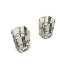 Equestrian Bit Square Shot Glass Set of 2