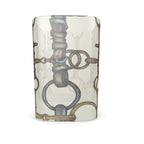 Equestrian Bit Square Shot Glass Set of 2