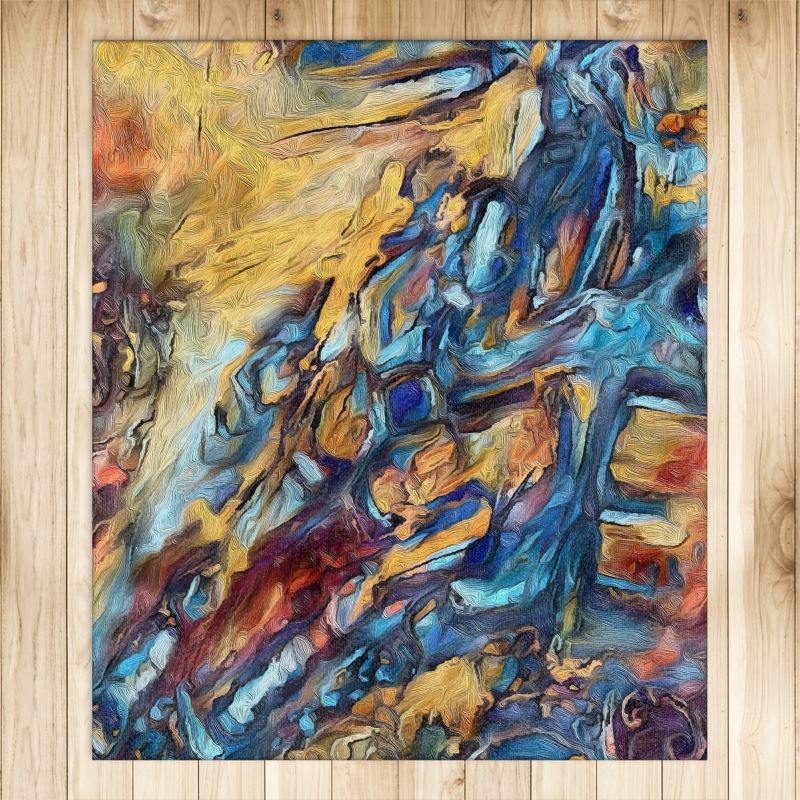 Medium O, Equestrian Shimmer Velvet Rug, 4ft x 5ft Barrel Racing Main image