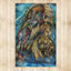 Large, Original Equestrian Artwork Area Rug 4ft x6.5ft