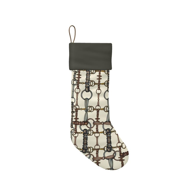 Equestrian Random Bit Christmas Stocking , Horse lover Christmas Secondary image