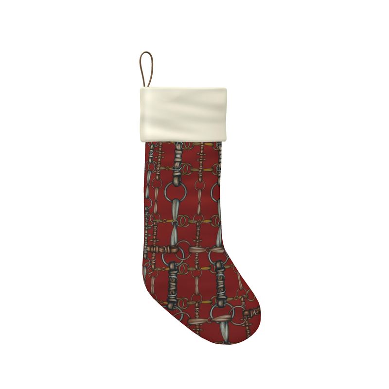 Equestrian Christmas Stocking, Horse Lover Decor, Equine Christmas Secondary image