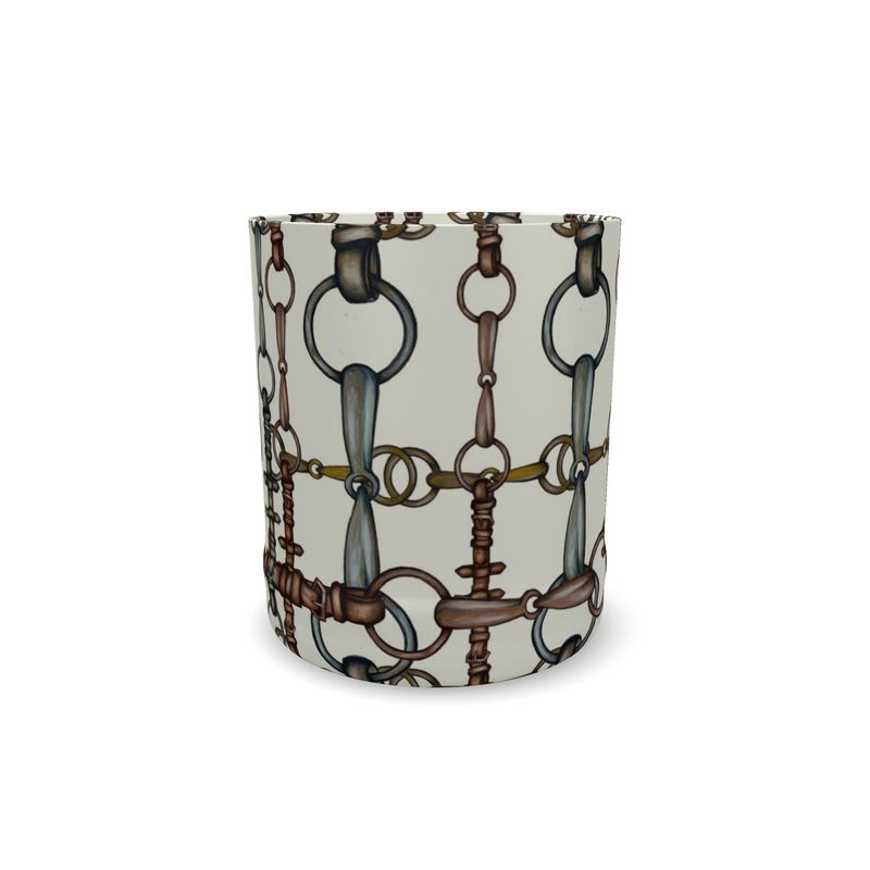 Ivory Equestrian Bit Whiskey Glass, Luxury Bar, Horse lover gif