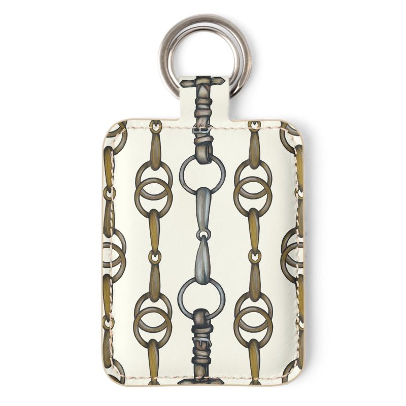 Leather Bit Motif Key Ring Secondary image