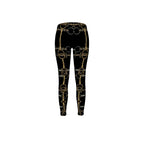 Equestrian Bit Motif Leggings, Rider Leggings, Equestrian Fashion