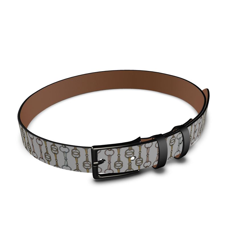 Gold Bit Show Leather Belt Main image