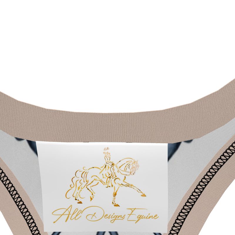 Equestrian Bit Motif Sports Bra