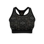 Equestrian Bit Motif Sports Bra