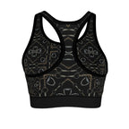 Equestrian Bit Motif Sports Bra