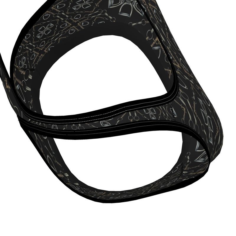 Equestrian Bit Motif Sports Bra