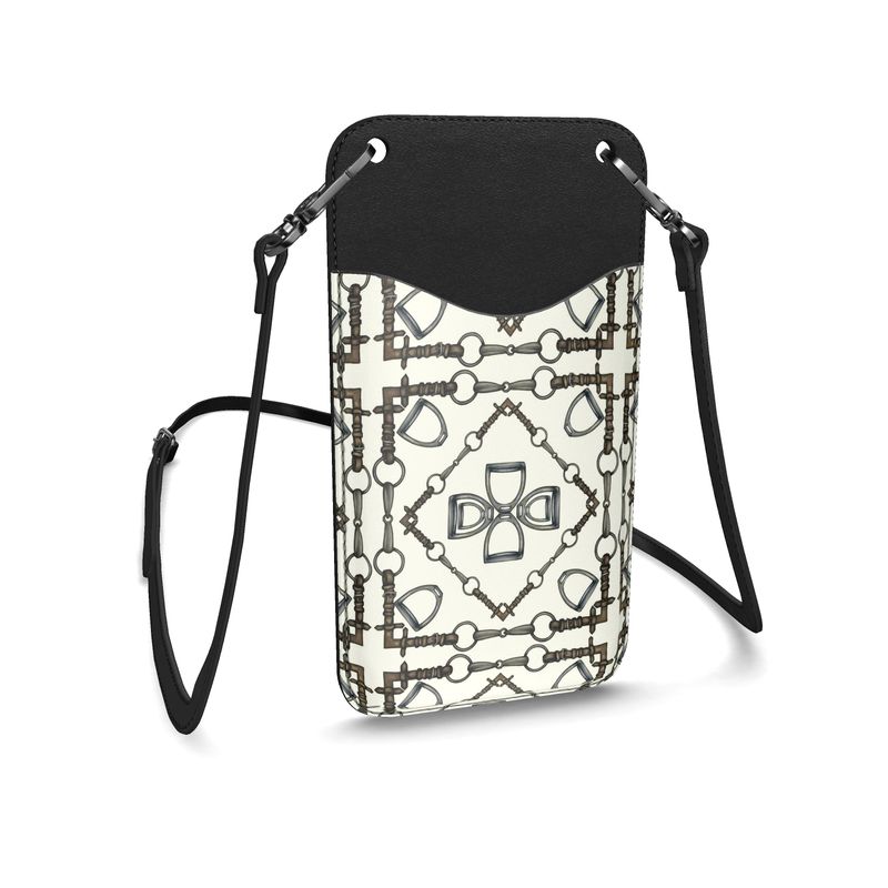 Bit Motif Leather Phone Case Main image