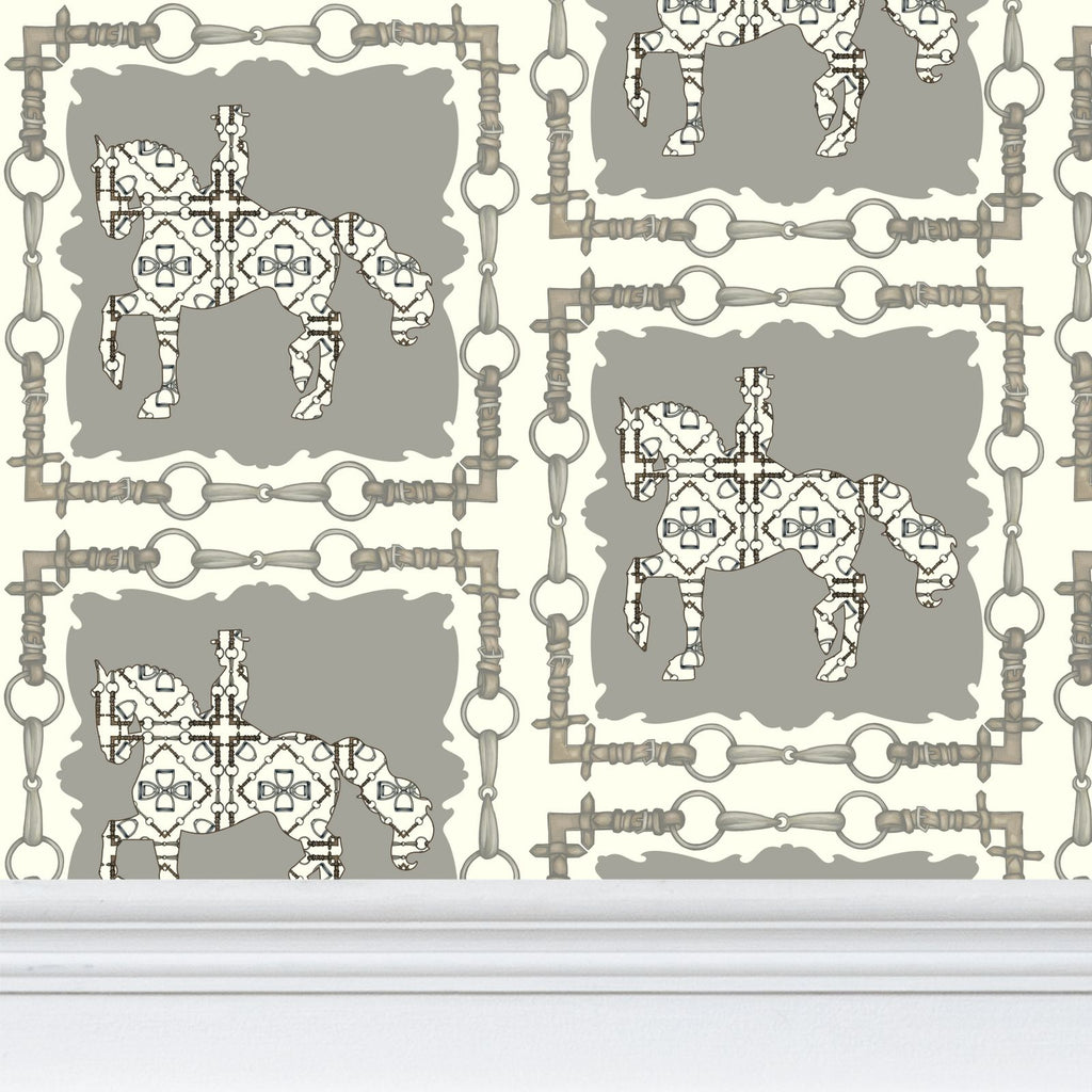 Dressage Piaffe Grid Wallpaper