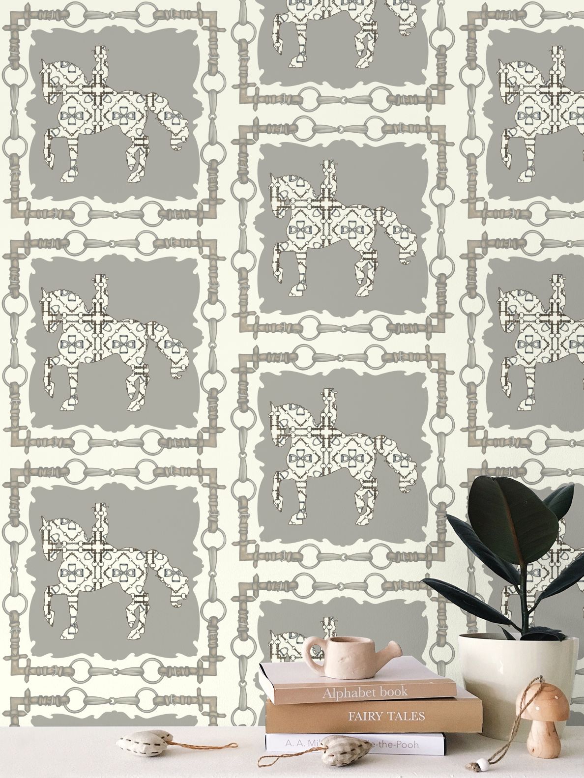 Dressage Piaffe Grid Wallpaper