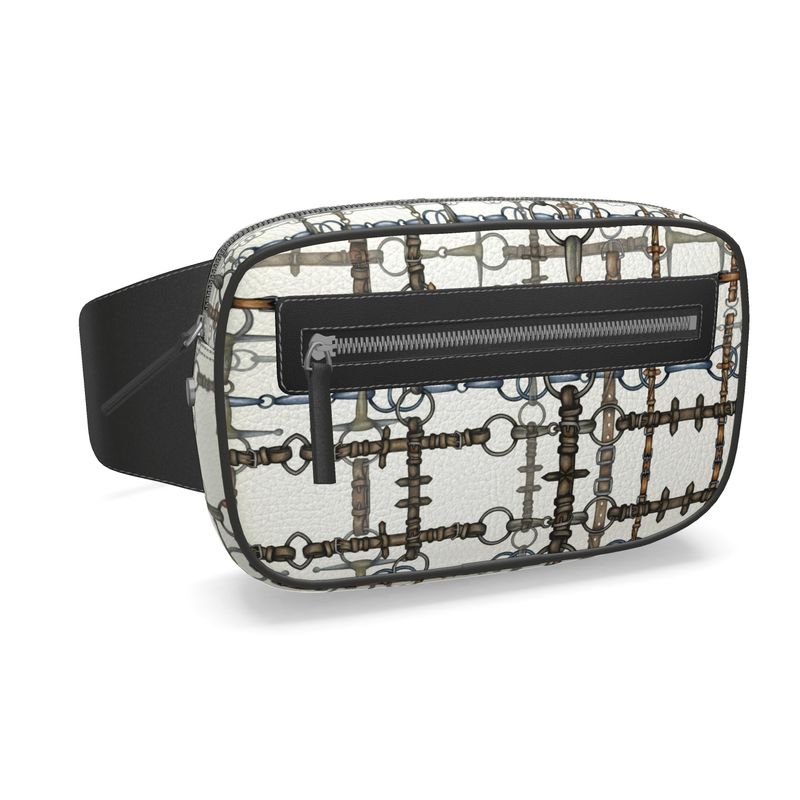 Equestrian Bit Motif Leather Belt Bag Main image