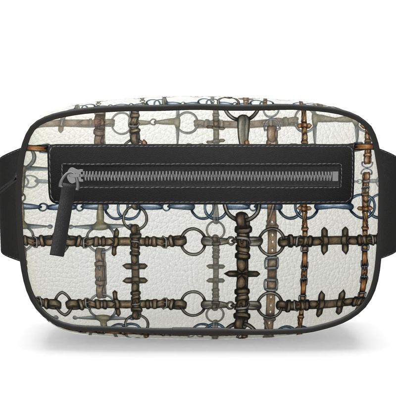 Equestrian Bit Motif Leather Belt Bag Secondary image