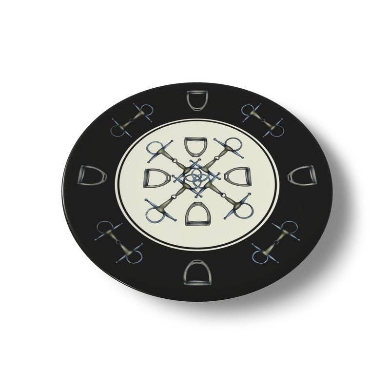 Equestrian Bit China Plate Main image