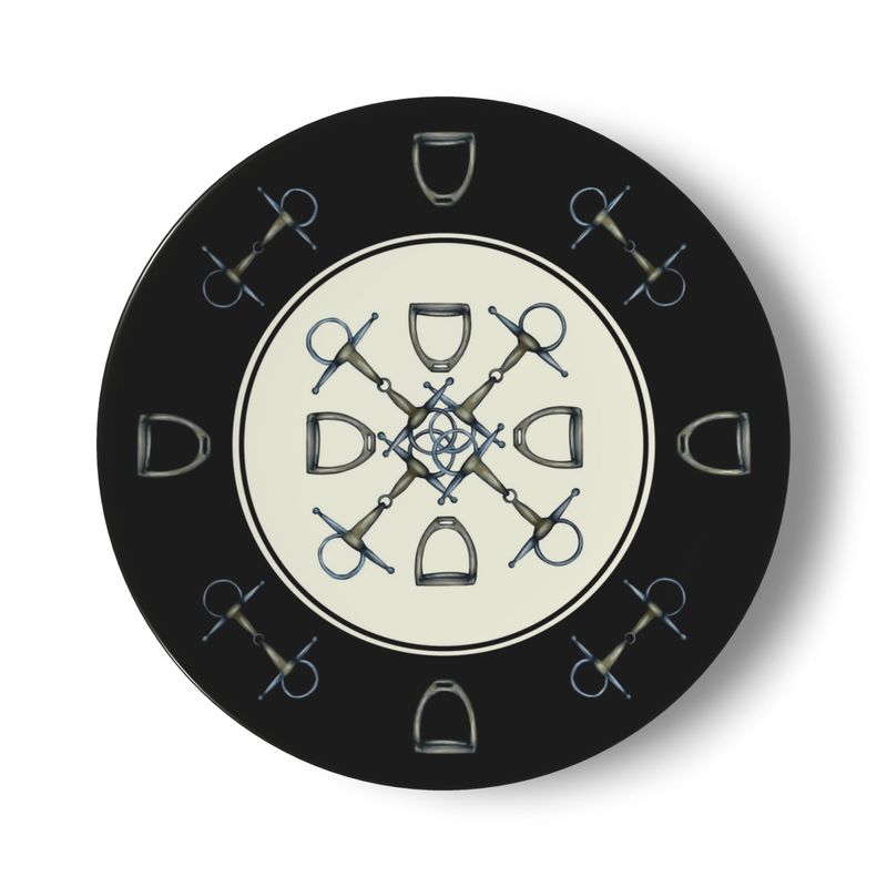 Equestrian Bit China Plate Secondary image