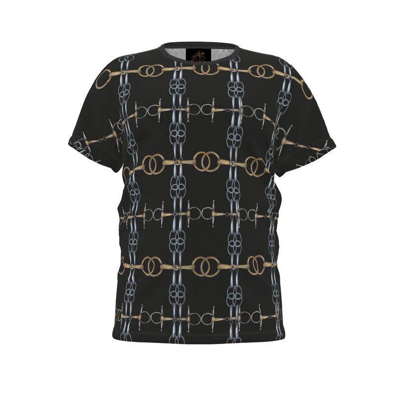 Black Bit Motif T Shirt
