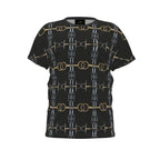 Black Bit Motif T Shirt
