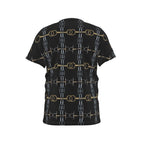 Black Bit Motif T Shirt