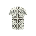 Bit Motif Geometric T Shirt