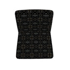 Black Geometric Bit Motif Chair