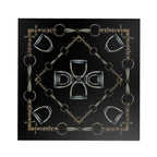 Black Bit Motif Equestrian Side