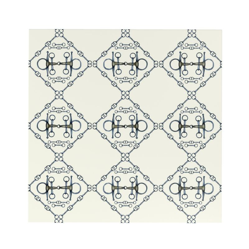 Ivory Bit Equestrian Style Side Table Secondary image