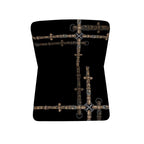 Black Bit Motif Chair