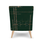 Hunter Green Bit Motif Chair