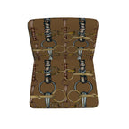 Brown Bit Motif Chair