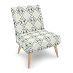Silver Bit Motif Chair