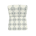 Silver Bit Motif Chair