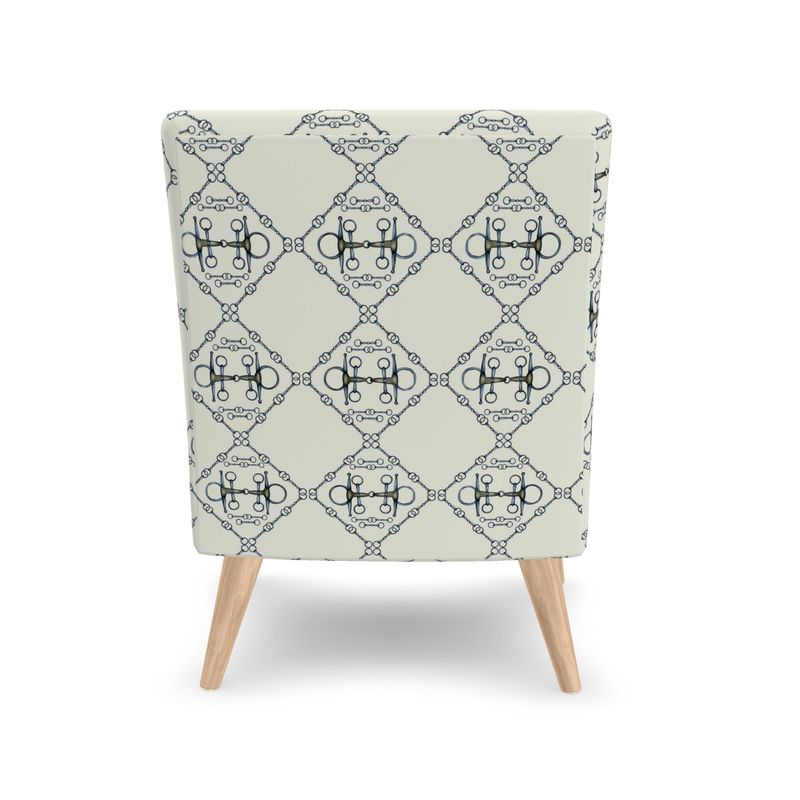 Silver Bit Motif Chair