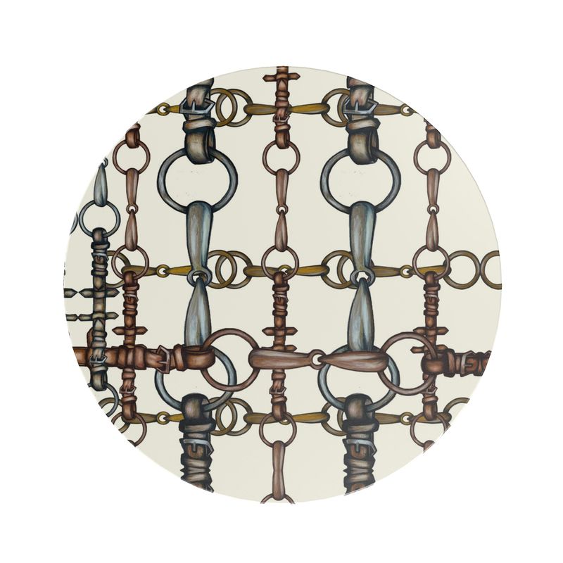 Snaffle Bit Round Side Table Secondary image