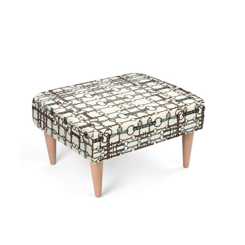 Ivory Chaos Bit Foot Stool Main image