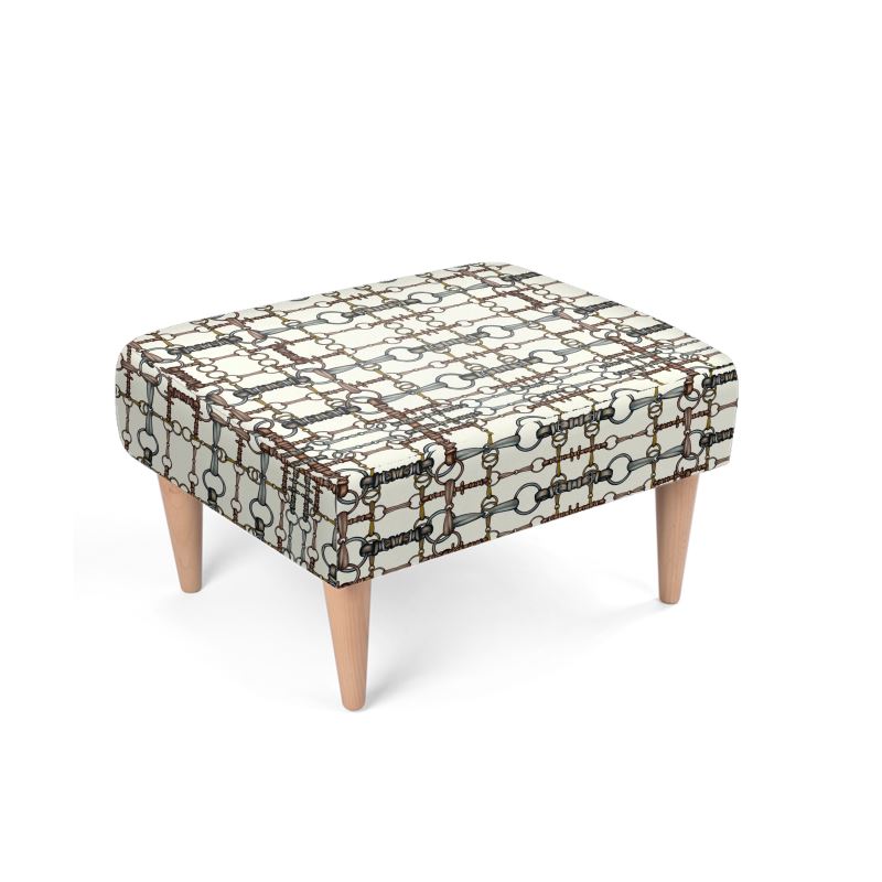 Ivory Chaos Bit Foot Stool Secondary image