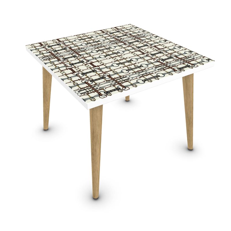 Ivory Chaos Bit Equestrian Bit Motif Coffee Table