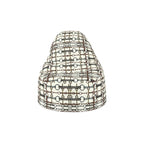 Ivory Bit Motif Bean Bag Chair