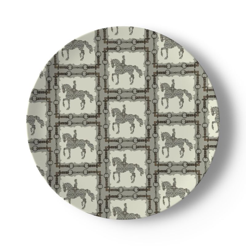Equestrian Dressage Set of China Plates