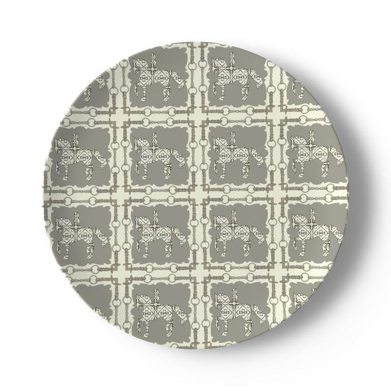 Equestrian Dressage Set of China Plates