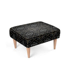 Geometric Equestrial Style Foot Stool